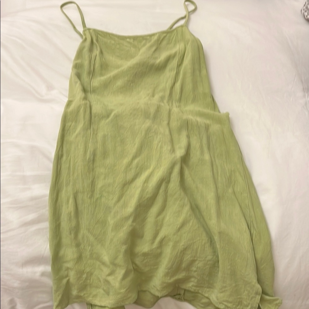 Light Green Spaghetti Strap Dress